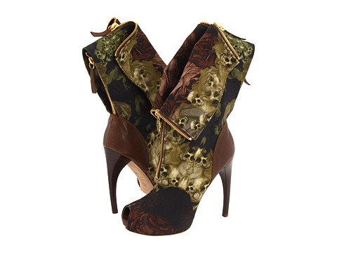 Alexander McQueen Skull Rose Boots 3 Alexander McQueen Skull Rose Boots
