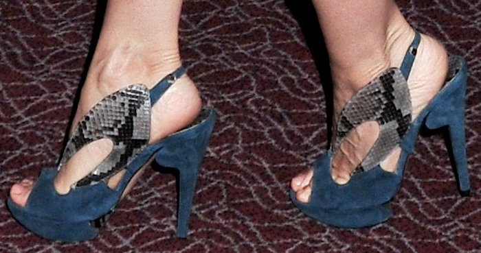 Sarah Jessica Parker rocking Nicholas Kirkwood heels