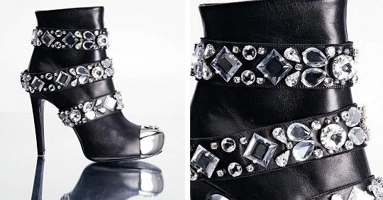 philipp plein high boot chain swarovski4 Philipp Plein High Boot Chain Swarovski