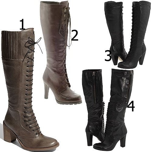 Lace-up knee high boots Bollicine 293 Boot / Lauren by Ralph Lauren Floriane / Nine West Casteaway / Seychelles Platinum