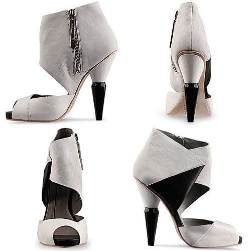 Finsk 205-122 High Heel Sandal Booties Finsk 205-122 High Heel Sandal Booties in Off White Black