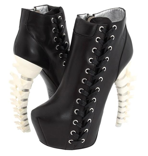 dsquared2 spinal cord bootie Dsquared2 Spinal Cord Platform Booties