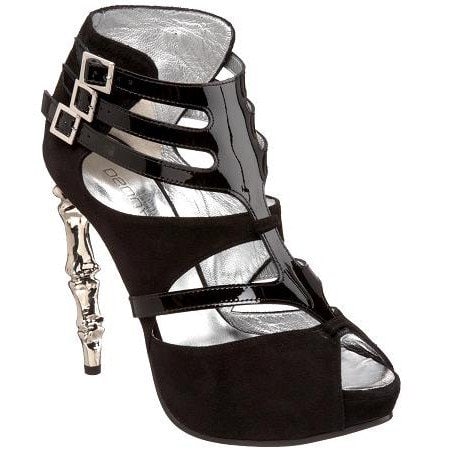 DSQUARED2 RIBCAGE GLADIATOR SANDAL BOOTIE Dsquared2 Ribcage Gladiator Bootie in Black