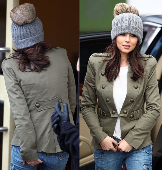 Cheryl Cole arrives at 'The X Factor' studios London Captured at 'The X Factor' studios in London, Cheryl Cole combines comfort and style seamlessly on December 3, 2010