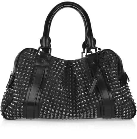 Burberry Shoes Accessories 'Knight' Studded Leather Bag