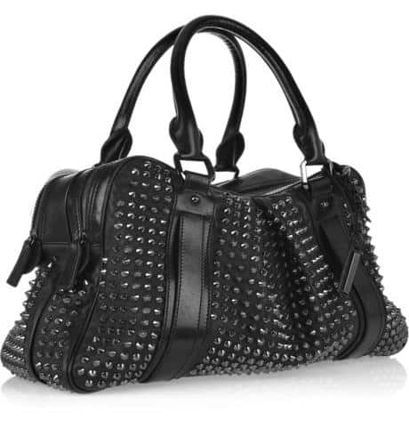 Burberry Shoes Accessories 'Knight' Studded Leather Bag