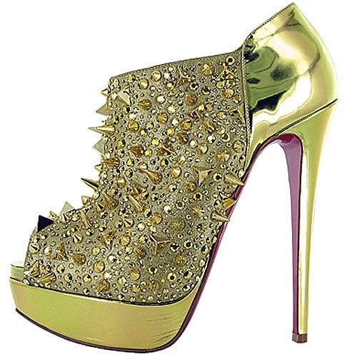 Christian Louboutin Bridget's Back in gold Christian Louboutin 'Bridget's Back' in Gold