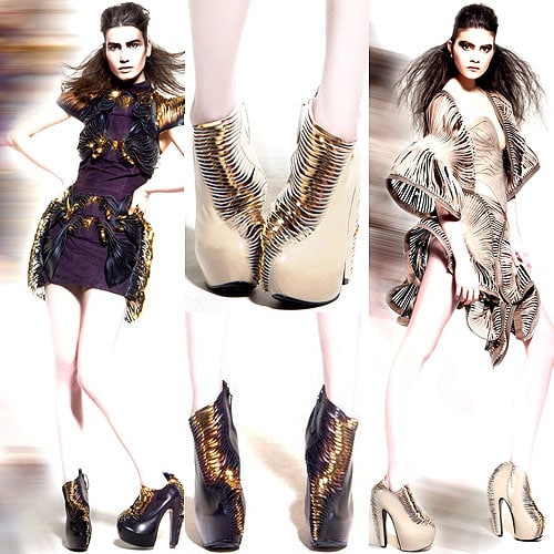 Iris van Herpen X United Nude Iris Shoe Iris van Herpen's futuristic ankle booties showcase avant-garde design and sculptural elegance, blending high fashion with architectural craftsmanship