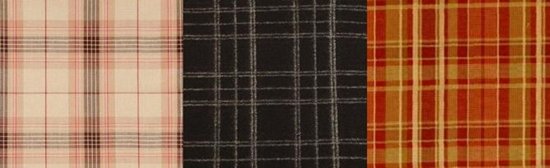 Gorgeous plaid fabrics