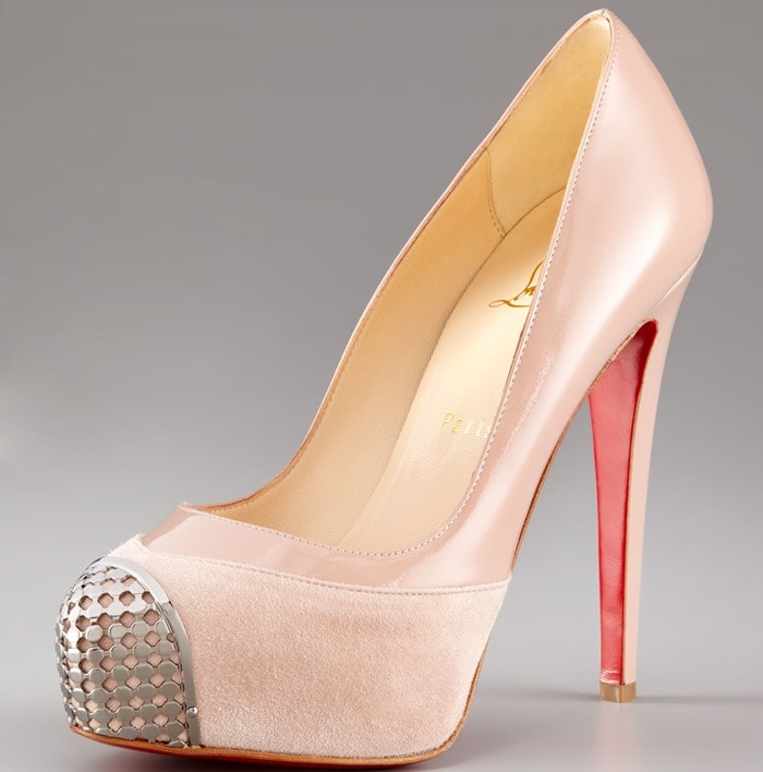 Christian Louboutin Pink Maggie Steel-toe Pump