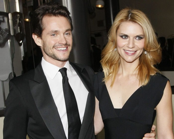 Claire Danes, posing with her husband Hugh Dancy, at the 63rd Annual DGA Awards at the Grand Ballroom at Hollywood Highland Center on January 29, 2011