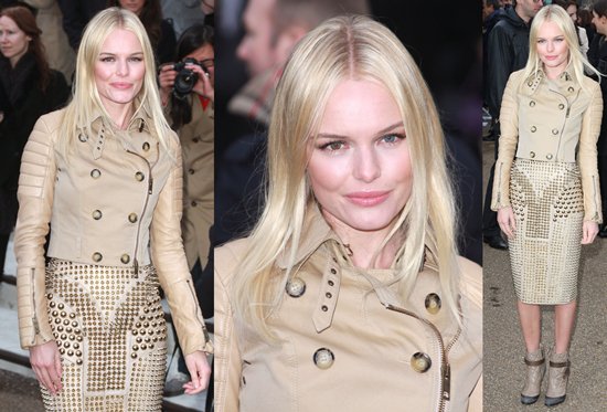 Kate Bosworth London Fashion Week A/W 2011 - Burberry Prorsum - Arrivals held at the Kensington Gardens London Kate Bosworth attends the Burberry Prorsum Show at London Fashion Week Autumn/Winter 2011