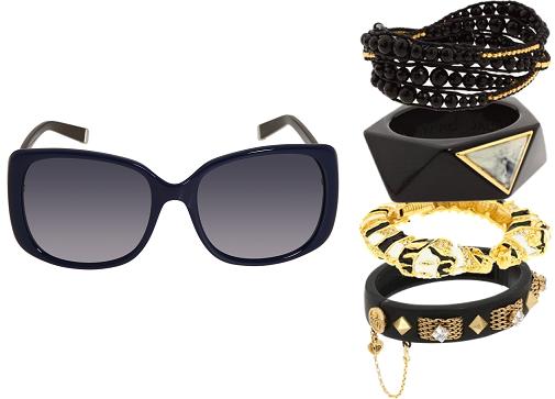 chan luu juicy couture kenneth jay lane marc jacobs bracelets dsquared2 sunnies Complete the look with DSQUARED2 sunglasses and an assortment of bangles from Chan Luu, Marc Jacobs, Kenneth Jay Lane, and Juicy Couture