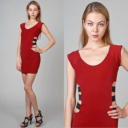 eDressMe Private Collection Side Cut Out Dress eDressMe Private Collection Side Cut Out Dress