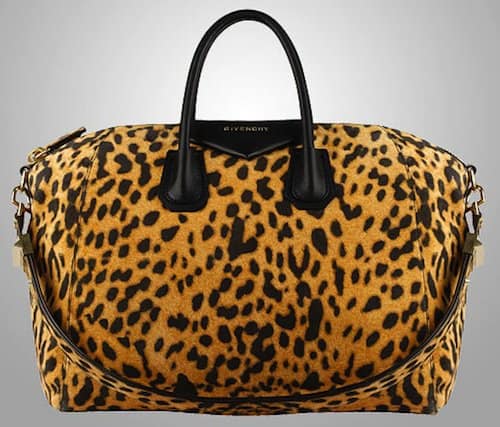 Givenchy Antigona Leopard Print Bag Spring 2011 Givenchy Antigona Leopard Print Bag