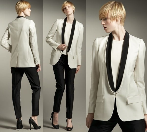 Stella McCartney Contrast-Lapel Tuxedo
