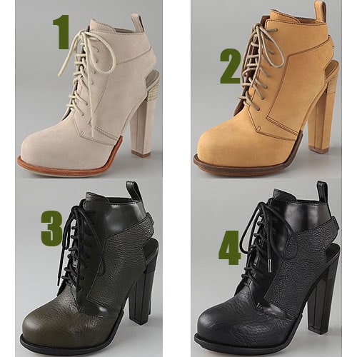 Alexander Wang Dakota Lace Up Booties Alexander Wang Dakota Lace-Up Booties