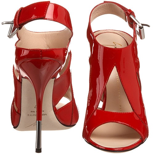 Giuseppe Zanotti E10287 Sandal Red Patent Giuseppe Zanotti sandals