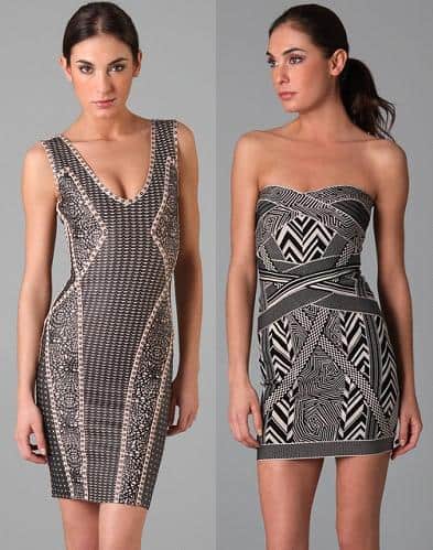 herve leger dresses Sexy Hervé Léger dresses