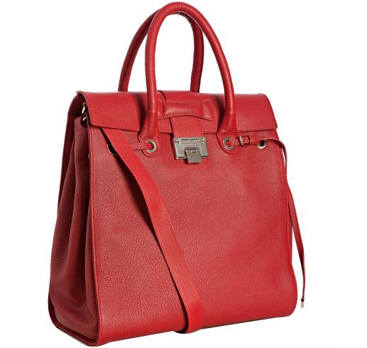 jimmy choo rosabel red Jimmy Choo 'Rosabel' in Red Calfskin