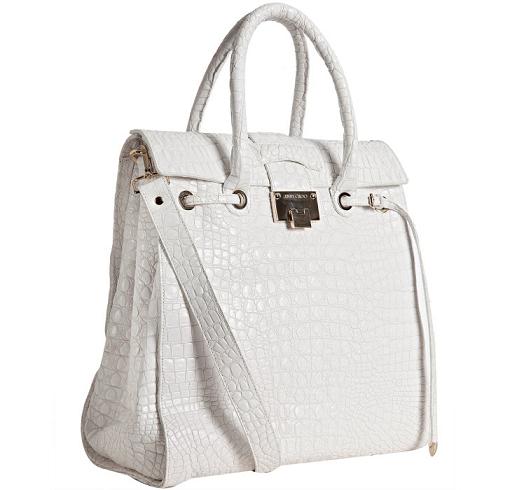 jimmy choo rosabel white croc Jimmy Choo 'Rosabel' in Croc Embossed White