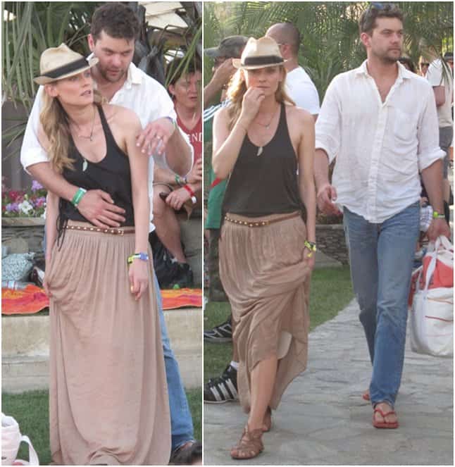 Joshua Jackson and girlfriend Diane Kruger at at the Coachella Valley Music and Arts Festival, Day 2, April 16, 2011 Joshua Jackson and girlfriend Diane Kruger at the Coachella Valley Music and Arts Festival