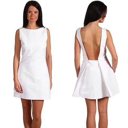 DSquared2 backless a-line dress
