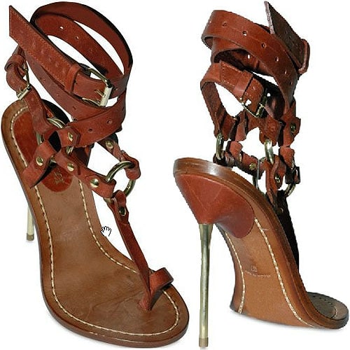 Emilio Pucci criss cross ankle strap thong sandals Emilio Pucci Criss Cross Ankle Strap Thong Sandals
