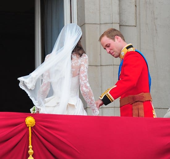 Kate Middleton's wedding dress, designed by Alexander McQueen's Sarah Burton, is renowned for its elegance and intricate design, captivating the public's attention during the royal wedding on April 29, 2011