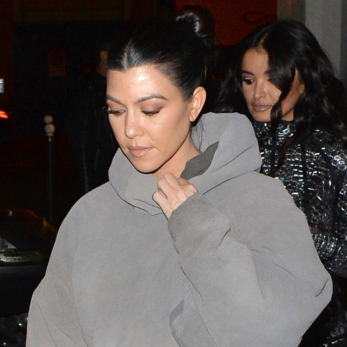 Kourtney Kardashian, seen here in Paris in March 2020, holds a bachelor’s degree in Theatre Arts with a minor in Spanish from the University of Arizona, where she graduated in 2001