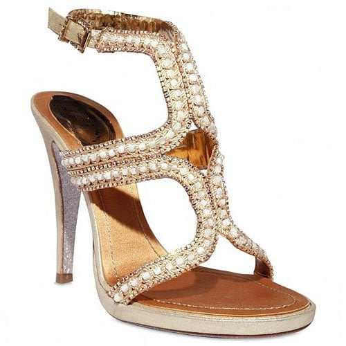 Rene Caovilla mother of pearl Swarovski crystal sandals Rene Caovilla Mother of Pearl Swarovski Crystal Sandals