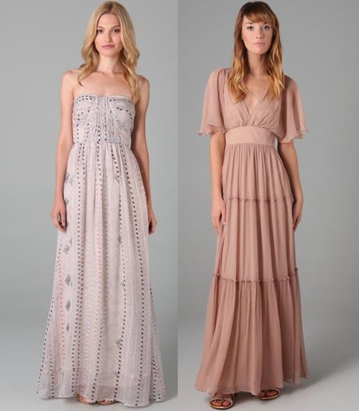 twelfth st cythia vincent dresses shopbop Twelfth St. by Cynthia Vincent Shirred Corset Maxi Dress and Tiered Long Dress