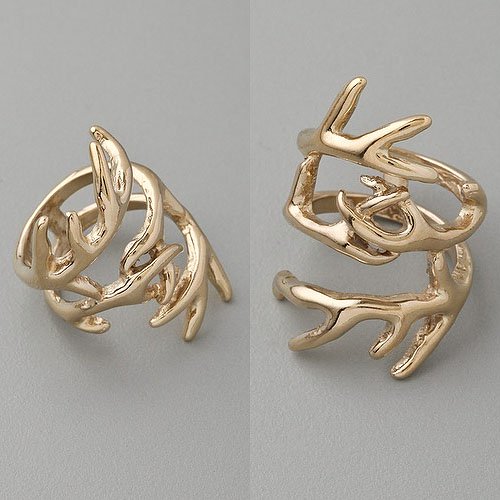 House of Harlow 1960 Antler wrap ring House of Harlow 1960 Antler wrap ring in gold