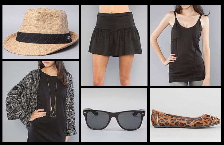 victoria beckham post baby style Capture Victoria Beckham's post-baby feminine style with a skort, tank top, knit cape, ballet flats, sunglasses, and a hat, blending casual elegance with comfort