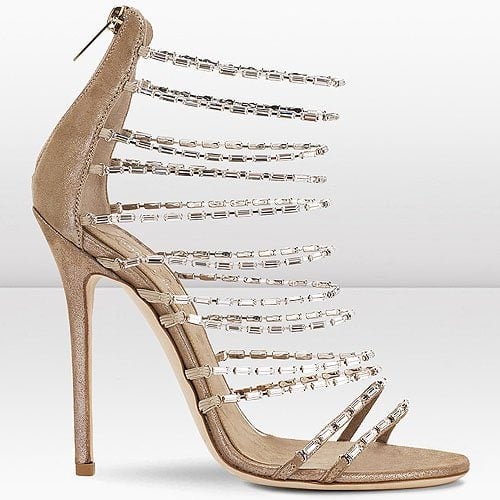 Jimmy Choo Lauren Jimmy Choo 'Lauren' Diamanté and Suede Sandals