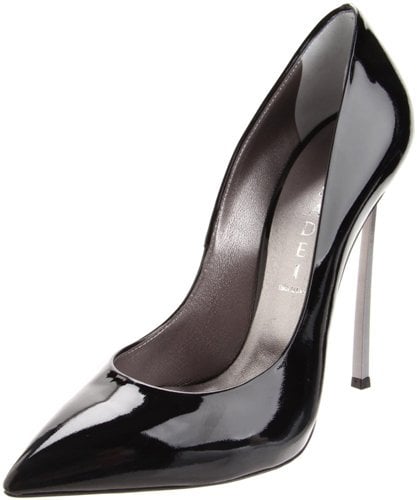 Casadei Womens 8593 Pump in Black Patent Casadei 8593 Pump in Black Patent