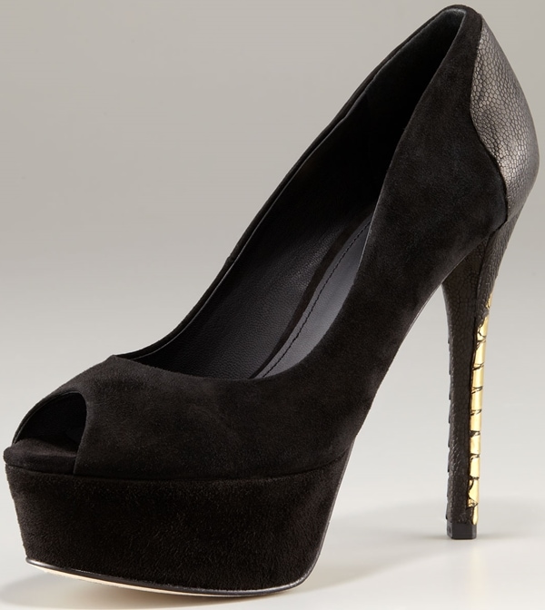 B Brian Atwood 'Blayne' in Black and Gold