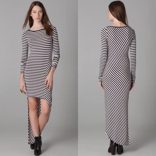 Elizabeth and James striped Claudia dress Elizabeth and James Striped 'Claudia' Dress in Navy/Ivory