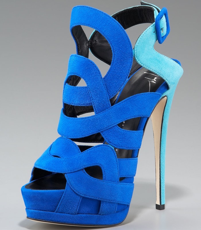 Giuseppe Zanotti Two-Tone Swirl Sandal
