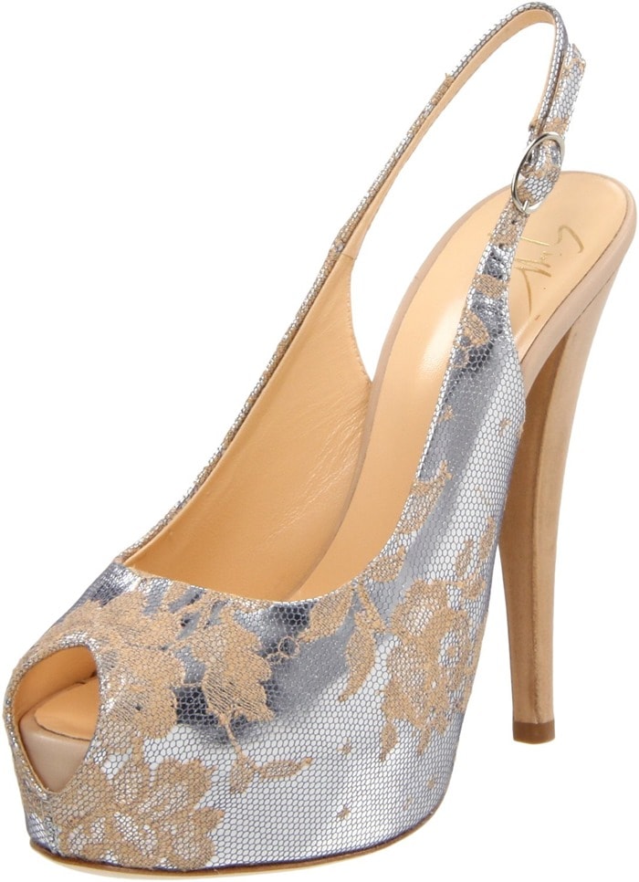 Giuseppe Zanotti Slingback Peep-Toe Pumps