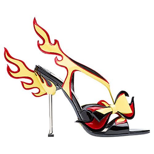 Prada flame bow sandal Prada flame bow sandal