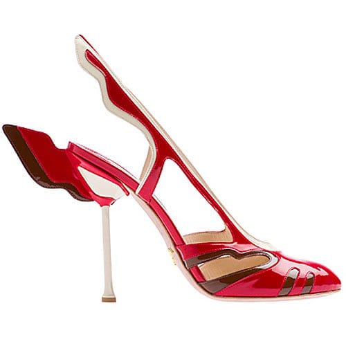 Prada flame pump Prada flame pump