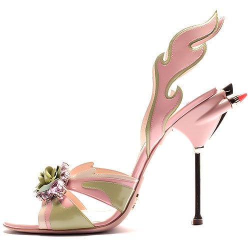 Prada flower flame sandal Prada flower flame sandal