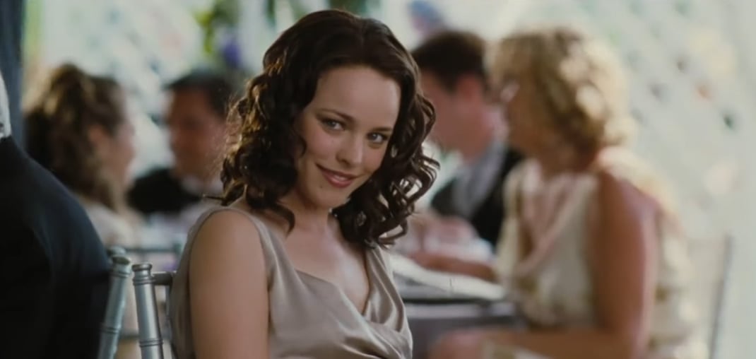 Rachel McAdams as Claire Cleary, effortlessly charming in a scene from Wedding Crashers