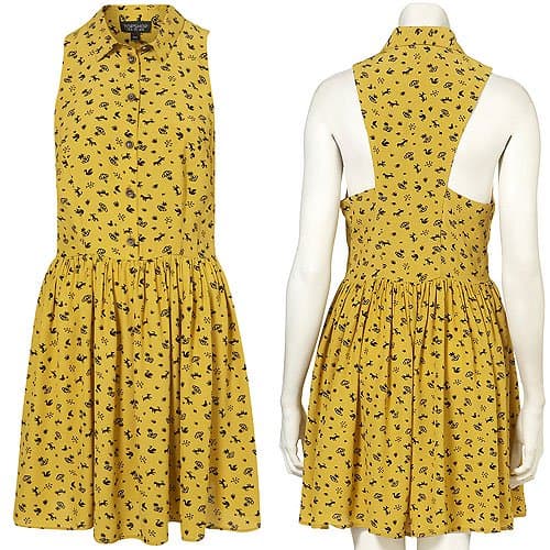 Topshop Daisy Dogs shirtdress Topshop Daisy Dogs Shirtdress