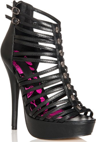 Abbey Dawn Metal Head Abbey Dawn 'Metal Head' Heels
