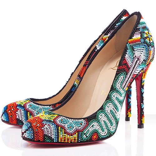 Christian Louboutin 'Mexibeads' The Mexibeads, paying tribute to the vibrant and captivating Mexican culture and its lively Latino rhythms, feature a 100mm heel