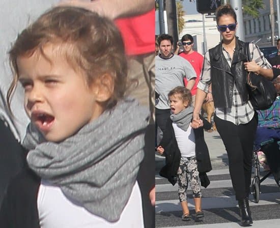 Jessica Alba heading to lunch with her daughter Honor Marie Warren in Beverly Hills Jessica Alba heading to lunch with her daughter Honor Marie Warren in Beverly Hills on February 24, 2012