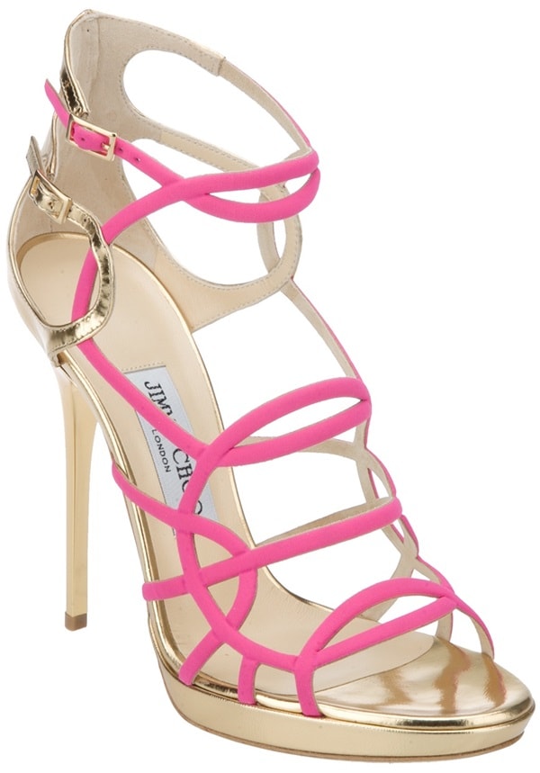 Jimmy Choo Bunting High Heel Sandal in Pink