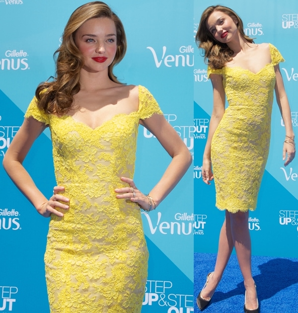 Miranda Kerr kicks off the 'Gillette Venus Step Up Step Out' Summer Tour